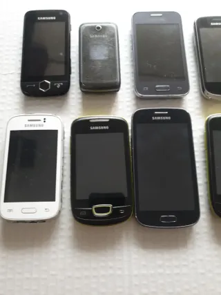 Lote móviles Samsung para piezas