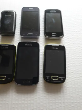 Lote móviles Samsung para piezas