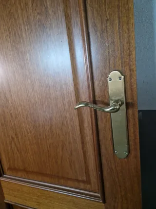 Puerta madera maciza 2,01m x 72cm