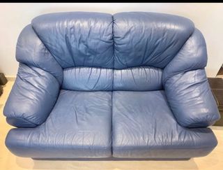 Sofás 3+2 en piel de búfalo