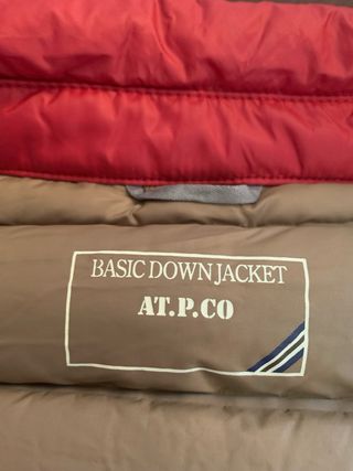 Piumino AT.P.CO Uomo Rosso Tg M/L