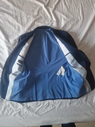 Chaqueta de traje Zara azul Talla M