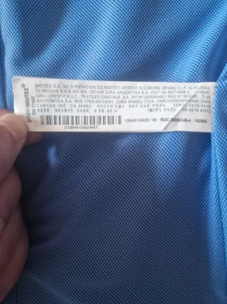 Chaqueta de traje Zara azul Talla M