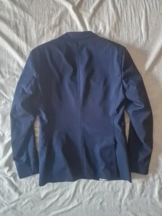 Chaqueta de traje Zara azul Talla M