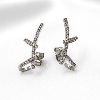 Pendientes Tynel Oro 18k y Brillantes