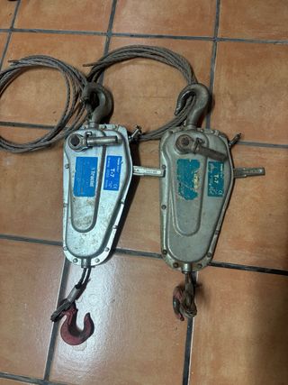 2 Polipastos T-7 Tractel