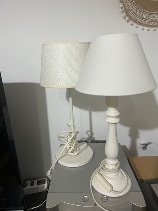 2 Lamparitas de mesa