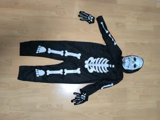 Disfraz Esqueleto Halloween Talla 5-7