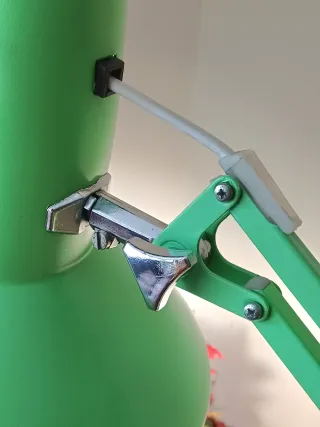 Lámpara flexo vintage años 70 metal y plástico