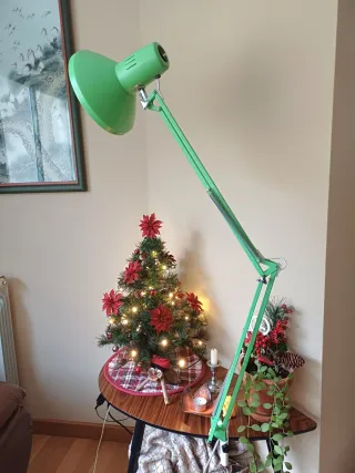 Lámpara flexo vintage años 70 metal y plástico