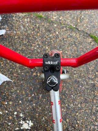 Mini BMX Wildcat Plata y Roja
