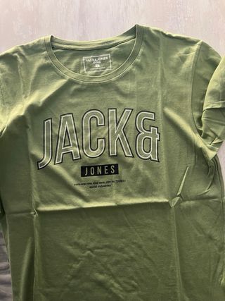 Camiseta Jack & Jones verde talla L