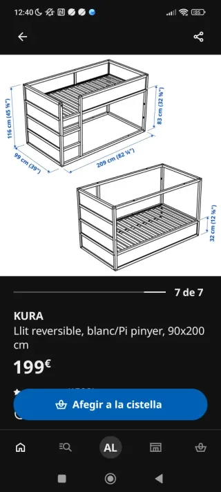 Litera Kura IKEA