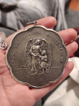 Medalha Anjo da Guarda Protetor Século XX