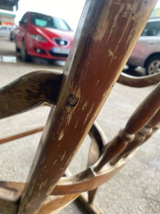 Sillón Mecedora Antiguo Madera