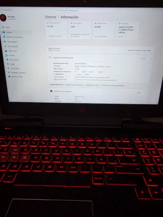 HP Omen. Intel Core i7. 2.80GHz. Windows 11.