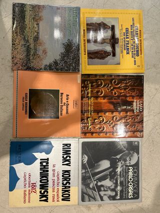 Lote 20 Vinili Musica Classica N12