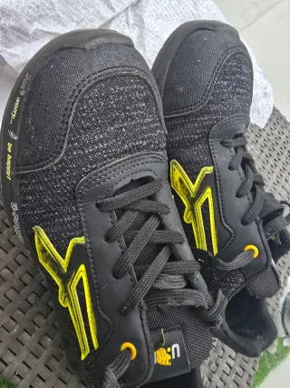 Zapatillas seguridad U-Power 42 negras y amarillas