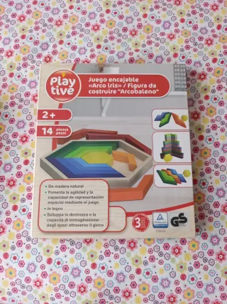 Lote juegos de madera para niños +2 años