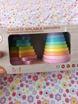 Lote juegos de madera para niños +2 años