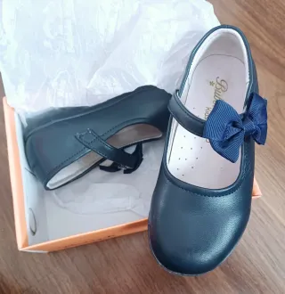 Merceditas niña azul marino talla 27