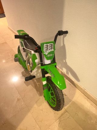 Moto Eléctrica Infantil Verde