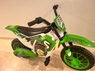 Moto Eléctrica Infantil Verde