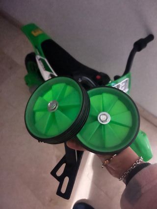 Moto Eléctrica Infantil Verde