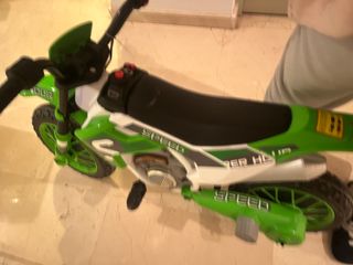 Moto Eléctrica Infantil Verde