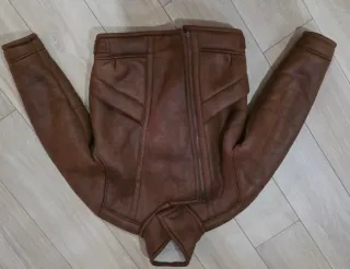 Chaqueta Zara Beige Talla M