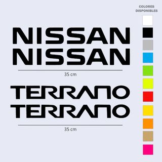 Pegatinas Nissan Terrano 4x4