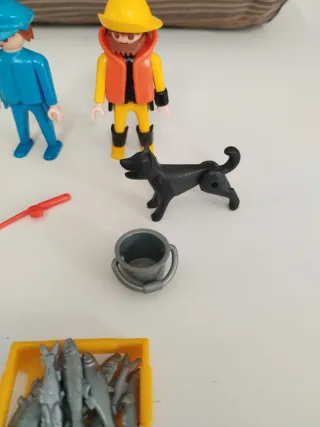 Playmobil Pescador y Capitán Susanne