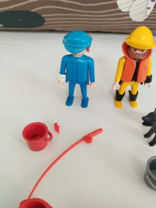 Playmobil Pescador y Capitán Susanne