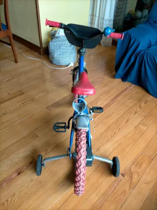 Bicicleta Spiderman niño