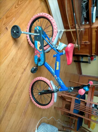 Bicicleta Spiderman niño