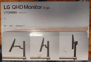 Monitor LG QHD Ergo 27QN880