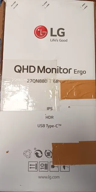 Monitor LG QHD Ergo 27QN880