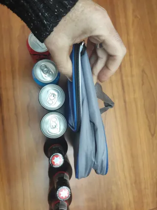 Nevera portátil pequeña y plegable