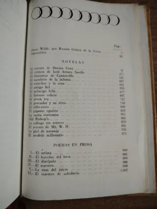 Obras de Óscar Wilde. Novelas