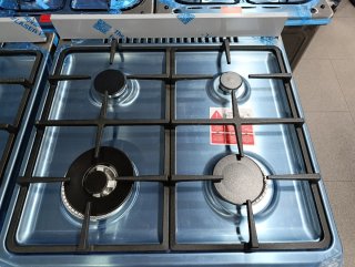 Cocina Gas Natural/Butano Johnson Inoxidable.