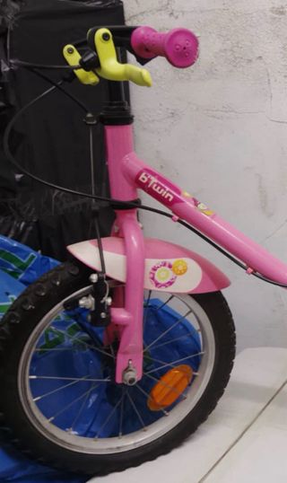 Bicicleta infantil Btwin rosa