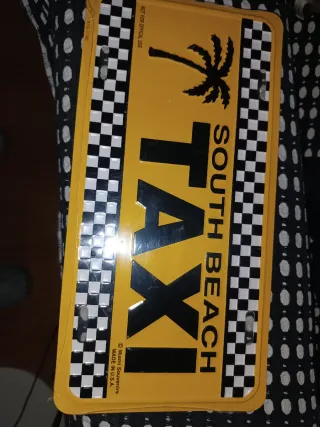 Matrícula Taxi South Beach