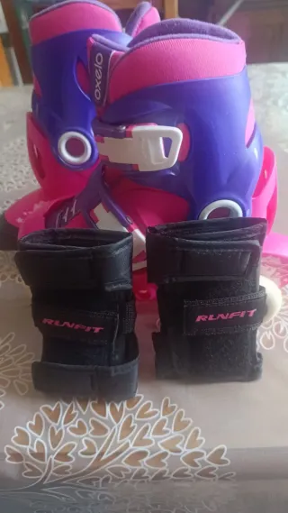 Patines Oxelo niña aprendizaje talla ajustable
