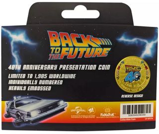 Moneda Regreso al Futuro 40 Aniversario