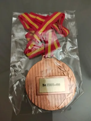 Medalla Olímpica Bronce Antorcha Anillos