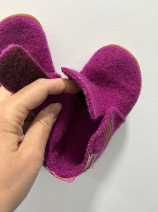 Pantuflas zapatillas interior 25 Giesswein fucsia