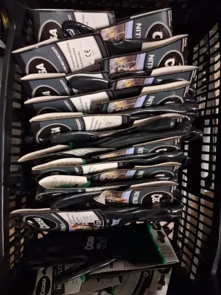 Lote 20 pares guantes nitrilo y nylon reforzado