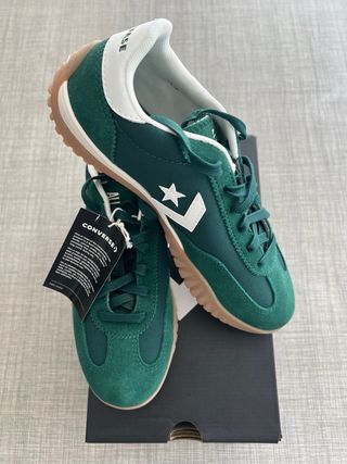 Zapatillas Converse Verdes y Blancas