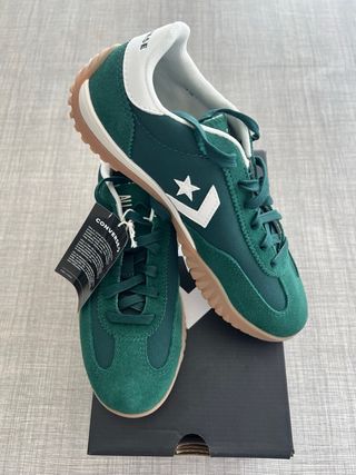 Zapatillas Converse Verdes y Blancas