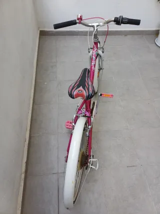 Bicicleta infantil rosa